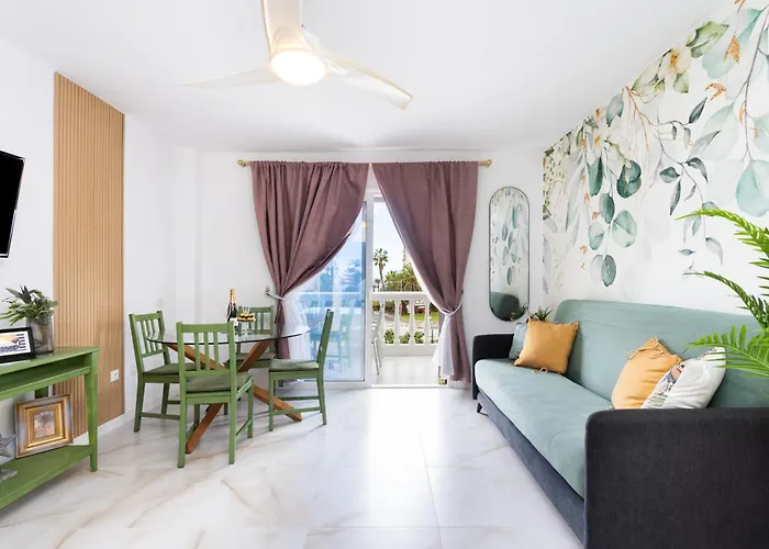 New! Sea View With Aircon In Center Of Americas Playa de las Americas (Tenerife)
